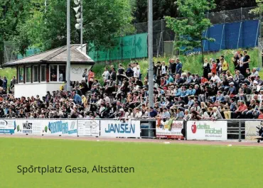 Sportplatz Gesa, Altstätten